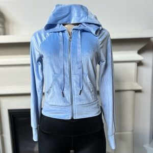 Blue fleece jacket